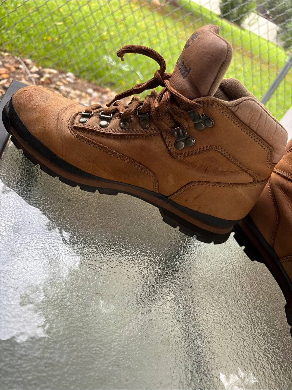 Timberland 95103 Euro Hiker Mid Gore-Tex Waterproof Brown Leather Hiking Boots